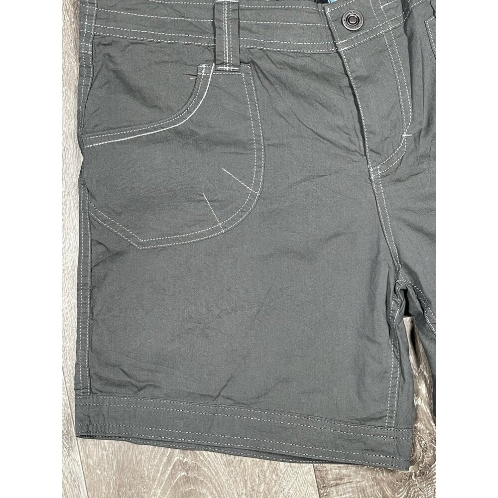 Kuhl Kontra Green Gray Hiking Shorts Inseam 6” - Women Size 10 - Picture 5 of 11